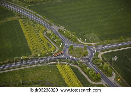 "Aerial view, roundabout at the freight village on the A61 motorway, Koblenz, Rhineland-Palatinate, Germany, Europe" View Large Photo Image Stock Image - "Aerial view, roundabout at the freight village on the A61 motorway, Koblenz, Rhineland-Palatinate, Germany, Europe". Fotosearch