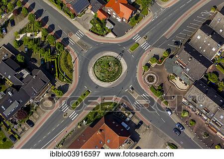 "Aerial view, roundabout with Maypole, Werner Strasse, In der Eika, Stockum, Werne, Ruhr district, North Rhine-Westphalia, Germany, Europe" View Large Photo Image Stock Photo - "Aerial view, roundabout with Maypole, Werner Strasse, In der Eika, Stockum, Werne, Ruhr district, North Rhine-Westphalia, Germany, Europe". Fotosearch
