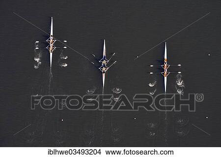 "Aerial view, rowing competition, rowing boats, Allermoehe regatta centre, Allermohe, Hamburg, Hamburg, Germany, Europe" View Large Photo Image Picture - "Aerial view, rowing competition, rowing boats, Allermoehe regatta centre, Allermohe, Hamburg, Hamburg, Germany, Europe". Fotosearch