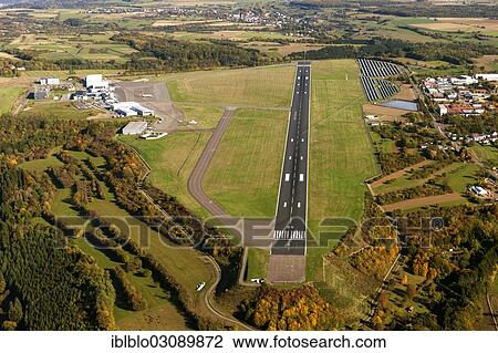 "Aerial view, Saarbruecken-Ensheim Airport, commercial airport, runway, Halberg, Saarbrucken, Saarland, Germany, Europe" View Large Photo Image Stock Image - "Aerial view, Saarbruecken-Ensheim Airport, commercial airport, runway, Halberg, Saarbrucken, Saarland, Germany, Europe". Fotosearch