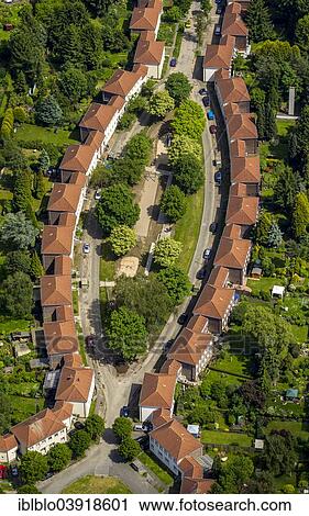 "Aerial view, Saliersiedlung, renovated settlement, Mulheim an der Ruhr, Ruhr Area, North Rhine-Westphalia, Germany, Europe" View Large Photo Image Stock Image - "Aerial view, Saliersiedlung, renovated settlement, Mulheim an der Ruhr, Ruhr Area, North Rhine-Westphalia, Germany, Europe". Fotosearch