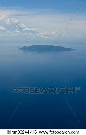 Stock Photograph - "Aerial view, Savo Island, Savo Island, Central Province, Solomon Islands, Oceania". Fotosearch