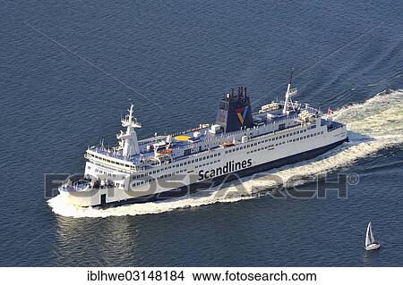 "Aerial view, Scandlines ferry, Kronprins Frederik, Rostock, Rostock, Mecklenburg-Western Pomerania, Germany, Europe" View Large Photo Image Picture - "Aerial view, Scandlines ferry, Kronprins Frederik, Rostock, Rostock, Mecklenburg-Western Pomerania, Germany, Europe". Fotosearch