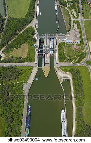 "Aerial view, Scharnebeck twin ship lift, Scharnebeck, Lower Saxony, Germany, Europe" View Large Photo Image Picture - "Aerial view, Scharnebeck twin ship lift, Scharnebeck, Lower Saxony, Germany, Europe". Fotosearch