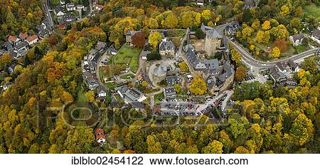 "Aerial view, Schloss Burg Castle on the Wupper, autumn, Solingen, Bergisches Land, North Rhine-Westphalia, Germany, Europe" View Large Photo Image Stock Image - "Aerial view, Schloss Burg Castle on the Wupper, autumn, Solingen, Bergisches Land, North Rhine-Westphalia, Germany, Europe". Fotosearch