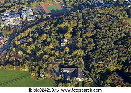 "Aerial view, Schloss Eller castle, Duesseldorf, North Rhine-Westphalia, Germany, Europe" View Large Photo Image Stock Photography - "Aerial view, Schloss Eller castle, Duesseldorf, North Rhine-Westphalia, Germany, Europe". Fotosearch