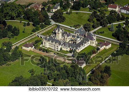 "Aerial view, Schloss Grafenegg, romantic historicism, Grafenegg, Lower Austria, Austria, Europe" View Large Photo Image Stock Image - "Aerial view, Schloss Grafenegg, romantic historicism, Grafenegg, Lower Austria, Austria, Europe". Fotosearch