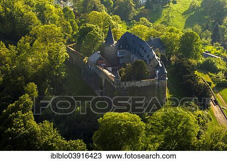 "Aerial view, Schloss Hohenlimburg castle, Hohenlimburg, Hagen, Ruhr district, North Rhine-Westphalia, Germany, Europe" View Large Photo Image Stock Image - "Aerial view, Schloss Hohenlimburg castle, Hohenlimburg, Hagen, Ruhr district, North Rhine-Westphalia, Germany, Europe". Fotosearch