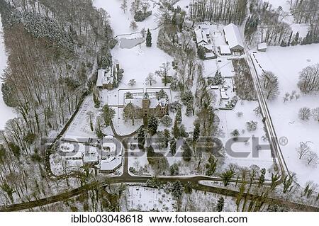 "Aerial view, Schloss Oefte Castle, Essener Golfclub Haus Oefte e. V., Laupendahler Landstrasse, Essen-Kettwig, Essen, North Rhine-Westphalia, Germany, Europe" View Large Photo Image Stock Photo - "Aerial view, Schloss Oefte Castle, Essener Golfclub Haus Oefte e. V., Laupendahler Landstrasse, Essen-Kettwig, Essen, North Rhine-Westphalia, Germany, Europe". Fotosearch