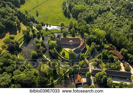 "Aerial view, Schloss Rheda Castle, moated castle, Rheda-Wiedenbruck, North Rhine-Westphalia, Germany, Europe" View Large Photo Image Stock Image - "Aerial view, Schloss Rheda Castle, moated castle, Rheda-Wiedenbruck, North Rhine-Westphalia, Germany, Europe". Fotosearch