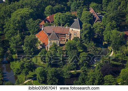 "Aerial view, Schloss Rheda Castle, moated castle, Rheda-Wiedenbruck, North Rhine-Westphalia, Germany, Europe" View Large Photo Image Stock Image - "Aerial view, Schloss Rheda Castle, moated castle, Rheda-Wiedenbruck, North Rhine-Westphalia, Germany, Europe". Fotosearch