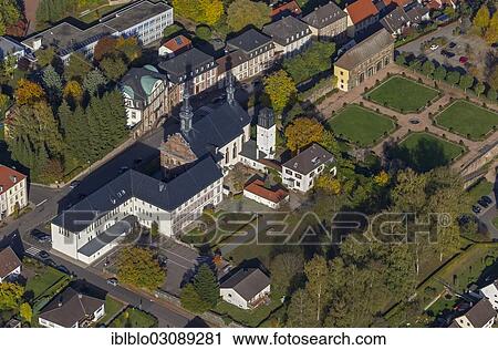"Aerial view, Schlosskirche or Castle Church, Niederwurzbach, Blieskastel, Saarland, Germany, Europe" View Large Photo Image Stock Image - "Aerial view, Schlosskirche or Castle Church, Niederwurzbach, Blieskastel, Saarland, Germany, Europe". Fotosearch