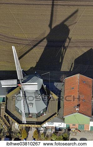 "Aerial view, Schonningstedt mill, Schonningstedt, Schleswig-Holstein, Germany, Europe" View Large Photo Image Stock Photo - "Aerial view, Schonningstedt mill, Schonningstedt, Schleswig-Holstein, Germany, Europe". Fotosearch
