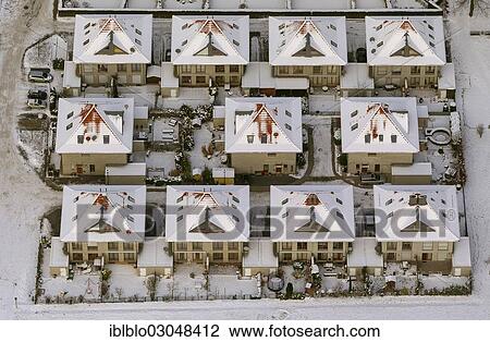 "Aerial view, semi-detached housing, residential estate of Florenzer Weg, Stadtkrone-Ost, Dortmund, Ruhr district, North Rhine-Westphalia, Germany, Europe" View Large Photo Image Stock Image - "Aerial view, semi-detached housing, residential estate of Florenzer Weg, Stadtkrone-Ost, Dortmund, Ruhr district, North Rhine-Westphalia, Germany, Europe". Fotosearch