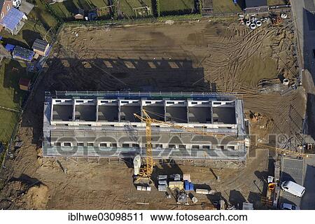 "Aerial view, shell of a building in the B-Plan area 40 a, Glinde, Glinde, Schleswig-Holstein, Germany, Europe" View Large Photo Image Stock Image - "Aerial view, shell of a building in the B-Plan area 40 a, Glinde, Glinde, Schleswig-Holstein, Germany, Europe". Fotosearch