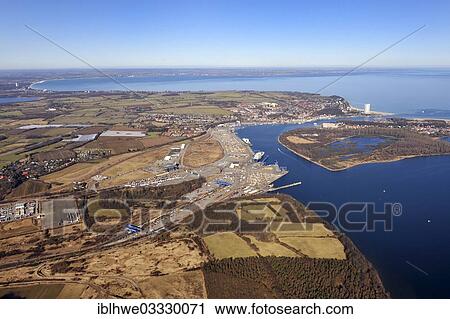 "Aerial view, Skandinavienkai at Luebeck Port on the Trave River, Travemunde, Lubeck, Schleswig-Holstein, Germany, Europe" View Large Photo Image Stock Image - "Aerial view, Skandinavienkai at Luebeck Port on the Trave River, Travemunde, Lubeck, Schleswig-Holstein, Germany, Europe". Fotosearch