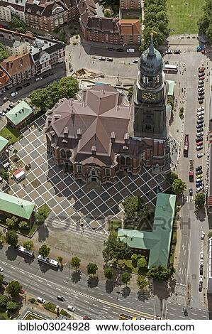 "Aerial view, St. Michaelis church or """"Michel"""", Hamburg-Mitte, Hamburg, Hamburg, Germany, Europe" View Large Photo Image Stock Photo - "Aerial view, St. Michaelis church or """"Michel"""", Hamburg-Mitte, Hamburg, Hamburg, Germany, Europe". Fotosearch