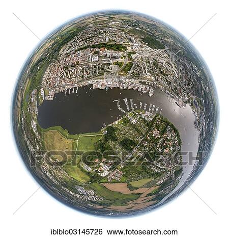 "Aerial view, Stadthafen, historical harbour and Museum Harbour during the """"Hanse Sail"""" festival, fish eye view, Mitte, Berlin, Berlin, Germany, Europe" View Large Photo Image Stock Photograph - "Aerial view, Stadthafen, historical harbour and Museum Harbour during the """"Hanse Sail"""" festival, fish eye view, Mitte, Berlin, Berlin, Germany, Europe". Fotosearch