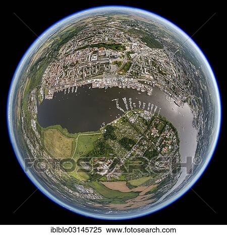 "Aerial view, Stadthafen, historical harbour and Museum Harbour during the """"Hanse Sail"""" festival, fish eye view, Mitte, Berlin, Berlin, Germany, Europe" View Large Photo Image Stock Photography - "Aerial view, Stadthafen, historical harbour and Museum Harbour during the """"Hanse Sail"""" festival, fish eye view, Mitte, Berlin, Berlin, Germany, Europe". Fotosearch
