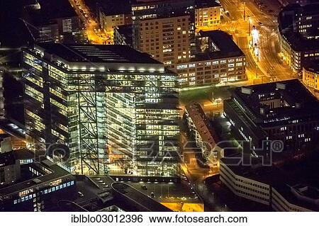 "Aerial view, Stadttor, city gate, seat of the State Chancellery, night scene, Duesseldorf, Rhineland, North Rhine-Westphalia, Germany, Europe, Duesseldorf, Dusseldorf, Rhineland, North Rhine-Westphalia, Germany, Europe" View Large Photo Image Stock Photograph - "Aerial view, Stadttor, city gate, seat of the State Chancellery, night scene, Duesseldorf, Rhineland, North Rhine-Westphalia, Germany, Europe, Duesseldorf, Dusseldorf, Rhineland, North Rhine-Westphalia, Germany, Europe". Fotosearch