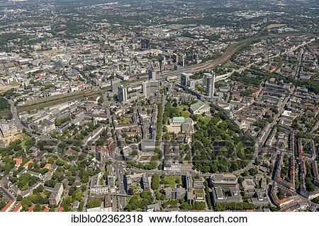 "Aerial view, Suedviertel district, Essen, Ruhr area, North Rhine-Westphalia, Germany, Europe" View Large Photo Image Stock Photo - "Aerial view, Suedviertel district, Essen, Ruhr area, North Rhine-Westphalia, Germany, Europe". Fotosearch