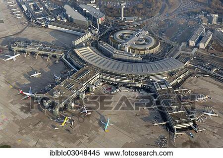 "Aerial view, Terminal A, B and C, Duesseldorf Airport, Flughafen Dusseldorf, Dusseldorf, Rhineland, North Rhine-Westphalia, Germany, Europe" View Large Photo Image Stock Photography - "Aerial view, Terminal A, B and C, Duesseldorf Airport, Flughafen Dusseldorf, Dusseldorf, Rhineland, North Rhine-Westphalia, Germany, Europe". Fotosearch