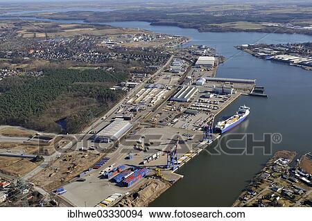 "Aerial view, Terminal Seelandkai in the Port of Luebeck, Lubeck, Schleswig-Holstein, Germany, Europe" View Large Photo Image Picture - "Aerial view, Terminal Seelandkai in the Port of Luebeck, Lubeck, Schleswig-Holstein, Germany, Europe". Fotosearch