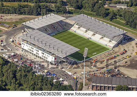 "Aerial view, the newly opened stadium in Essen, Ruhr Area, North Rhine-Westphalia, Germany, Europe" View Large Photo Image Stock Image - "Aerial view, the newly opened stadium in Essen, Ruhr Area, North Rhine-Westphalia, Germany, Europe". Fotosearch