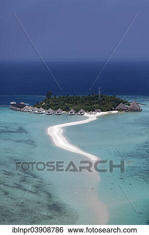 "Aerial view, tourist resort with a sandy beach, Ari Atoll, Indian Ocean, Maldives, Asia" View Large Photo Image Stock Photograph - "Aerial view, tourist resort with a sandy beach, Ari Atoll, Indian Ocean, Maldives, Asia". Fotosearch