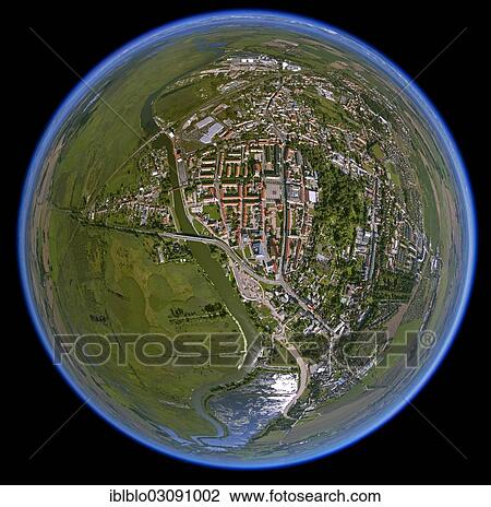 "Aerial view, town centre of Anklam on the Peene River, fisheye shot, Anklam, Mecklenburg-Western Pomerania, Germany, Europe" View Large Photo Image Stock Image - "Aerial view, town centre of Anklam on the Peene River, fisheye shot, Anklam, Mecklenburg-Western Pomerania, Germany, Europe". Fotosearch