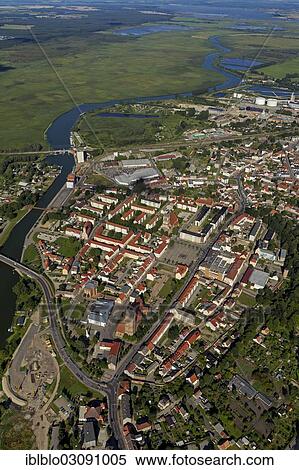 "Aerial view, town centre of Anklam on the Peene River, Anklam, Mecklenburg-Western Pomerania, Germany, Europe" View Large Photo Image Stock Photography - "Aerial view, town centre of Anklam on the Peene River, Anklam, Mecklenburg-Western Pomerania, Germany, Europe". Fotosearch