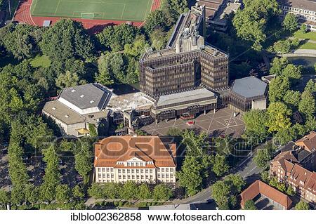 "Aerial view, Town Hall, Ahlen, Ruhr area, North Rhine-Westphalia, Germany, Europe" View Large Photo Image Stock Photo - "Aerial view, Town Hall, Ahlen, Ruhr area, North Rhine-Westphalia, Germany, Europe". Fotosearch