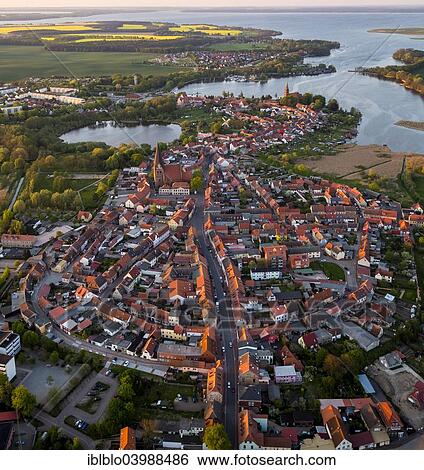 "Aerial view, town of Robel, harbour entrance to Muritz Lake, Robel Muritz, Mecklenburg Lake District, Mecklenburg-Western Pomerania, Germany, Europe" View Large Photo Image Stock Photograph - "Aerial view, town of Robel, harbour entrance to Muritz Lake, Robel Muritz, Mecklenburg Lake District, Mecklenburg-Western Pomerania, Germany, Europe". Fotosearch