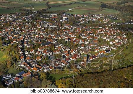 "Aerial view, town of Ruthen, Sauerland area, North Rhine-Westphalia, Germany, Europe" View Large Photo Image Picture - "Aerial view, town of Ruthen, Sauerland area, North Rhine-Westphalia, Germany, Europe". Fotosearch