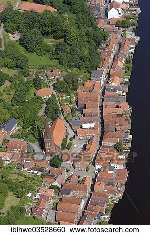 "Aerial view, townscape of Lauenburg on the Elbe River, Lauenburg an der Elbe, Schleswig-Holstein, Germany, Europe" View Large Photo Image Stock Image - "Aerial view, townscape of Lauenburg on the Elbe River, Lauenburg an der Elbe, Schleswig-Holstein, Germany, Europe". Fotosearch