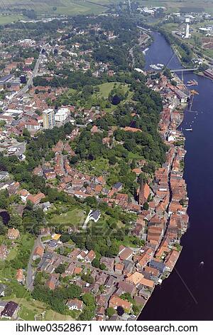 "Aerial view, townscape of Lauenburg on the Elbe River, Lauenburg an der Elbe, Schleswig-Holstein, Germany, Europe" View Large Photo Image Stock Image - "Aerial view, townscape of Lauenburg on the Elbe River, Lauenburg an der Elbe, Schleswig-Holstein, Germany, Europe". Fotosearch