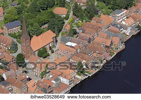 "Aerial view, townscape of Lauenburg on the Elbe River, Lauenburg an der Elbe, Schleswig-Holstein, Germany, Europe" View Large Photo Image Stock Photo - "Aerial view, townscape of Lauenburg on the Elbe River, Lauenburg an der Elbe, Schleswig-Holstein, Germany, Europe". Fotosearch