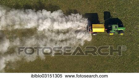 "Aerial view, tractor liming a meadow, Marl, North Rhine-Westphalia, Germany, Europe" View Large Photo Image Stock Photography - "Aerial view, tractor liming a meadow, Marl, North Rhine-Westphalia, Germany, Europe". Fotosearch