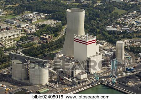 "Aerial view, Trianel coal power station, Luenen, on the Datteln-Hamm Canal, Waltrop, Ruhr area, North Rhine-Westphalia, Germany, Europe" View Large Photo Image Stock Photography - "Aerial view, Trianel coal power station, Luenen, on the Datteln-Hamm Canal, Waltrop, Ruhr area, North Rhine-Westphalia, Germany, Europe". Fotosearch