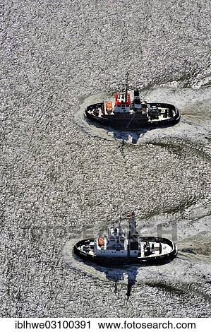 "Aerial view, tug on the Weser river, Bremerhaven, Bremerhaven, Bremen, Germany, Europe" View Large Photo Image Stock Image - "Aerial view, tug on the Weser river, Bremerhaven, Bremerhaven, Bremen, Germany, Europe". Fotosearch