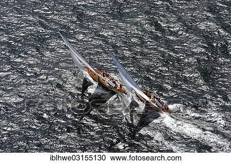 "Aerial view, two racing yachts competing in a regatta during Kiel Week, Kieler Woche, Kieler Forde, Kiel, Schleswig-Holstein, Germany, Europe" View Large Photo Image Stock Image - "Aerial view, two racing yachts competing in a regatta during Kiel Week, Kieler Woche, Kieler Forde, Kiel, Schleswig-Holstein, Germany, Europe". Fotosearch