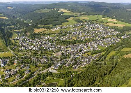 "Aerial view, village of Hoehendorf Zueschen, Zuschen, Winterberg, North Rhine-Westphalia, Germany, Europe" View Large Photo Image Stock Photo - "Aerial view, village of Hoehendorf Zueschen, Zuschen, Winterberg, North Rhine-Westphalia, Germany, Europe". Fotosearch