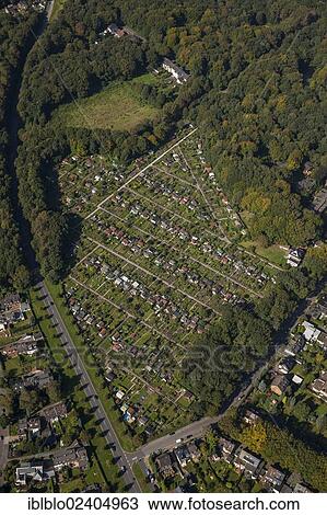 "Aerial view, Vincke Strasse street - Huelser Strasse street allotment garden area, Gelsenkirchen-Buer, Ruhr area, North Rhine-Westphalia, Germany, Europe" View Large Photo Image Stock Image - "Aerial view, Vincke Strasse street - Huelser Strasse street allotment garden area, Gelsenkirchen-Buer, Ruhr area, North Rhine-Westphalia, Germany, Europe". Fotosearch