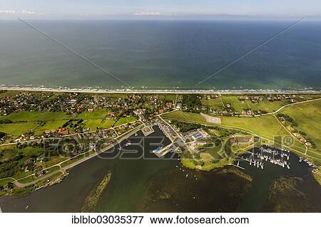 "Aerial view, Vitte, Baltic Sea port, Hiddensee Island, Vitte, Insel Hiddensee, Mecklenburg-Western Pomerania, Germany, Europe" View Large Photo Image Stock Photo - "Aerial view, Vitte, Baltic Sea port, Hiddensee Island, Vitte, Insel Hiddensee, Mecklenburg-Western Pomerania, Germany, Europe". Fotosearch