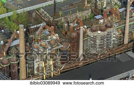 "Aerial view, Voelklinger Huette, former steel mill, UNESCO World Cultural Heritage Site, Volklingen, Saarland, Germany, Europe" View Large Photo Image Stock Photo - "Aerial view, Voelklinger Huette, former steel mill, UNESCO World Cultural Heritage Site, Volklingen, Saarland, Germany, Europe". Fotosearch