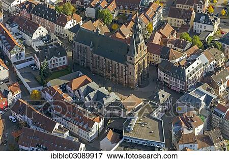 "Aerial view, Wendalinusbasilika, Basilica of St. Wendel, Sankt Wendel, Saarland, Germany, Europe" View Large Photo Image Stock Photo - "Aerial view, Wendalinusbasilika, Basilica of St. Wendel, Sankt Wendel, Saarland, Germany, Europe". Fotosearch