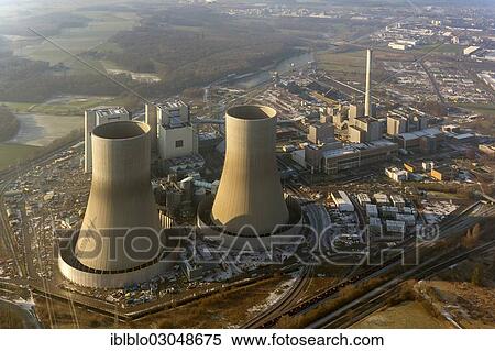 "Aerial view, Westfalen Power Station, coal power plant, cooling towers, Uentrop, Hamm, North Rhine-Westphalia, Germany, Europe" View Large Photo Image Stock Photography - "Aerial view, Westfalen Power Station, coal power plant, cooling towers, Uentrop, Hamm, North Rhine-Westphalia, Germany, Europe". Fotosearch