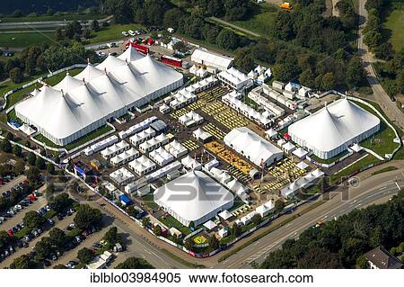 "Aerial view, Zeltfestival Ruhr 2014 tent festival, on Kemnader Stausee reservoir, Bochum, Ruhr district, North Rhine-Westphalia, Germany, Europe" View Large Photo Image Stock Photography - "Aerial view, Zeltfestival Ruhr 2014 tent festival, on Kemnader Stausee reservoir, Bochum, Ruhr district, North Rhine-Westphalia, Germany, Europe". Fotosearch