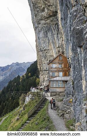 "Aescher mountain inn in the Appenzell Alps, Canton of Appenzell Innerrhoden, Switzerland, Europe" View Large Photo Image Stock Photo - "Aescher mountain inn in the Appenzell Alps, Canton of Appenzell Innerrhoden, Switzerland, Europe". Fotosearch