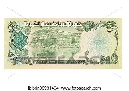 Afghan five hundred afghani banknote View Large Photo Image Picture - Afghan five hundred afghani banknote. Fotosearch